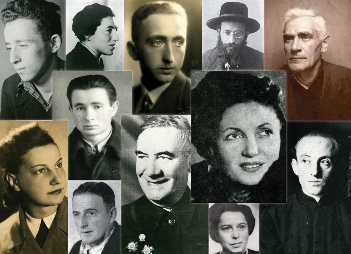 Montage of Jewish Rescuers during the Holocaust